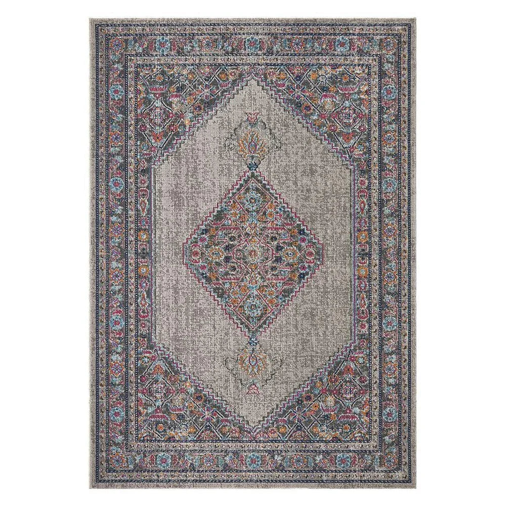 Eternal Whisper Diamond Grey Rug - ICONIC RUGS
