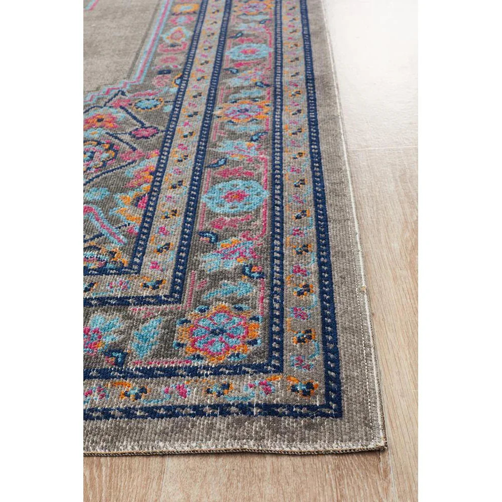 Eternal Whisper Diamond Grey Rug - ICONIC RUGS