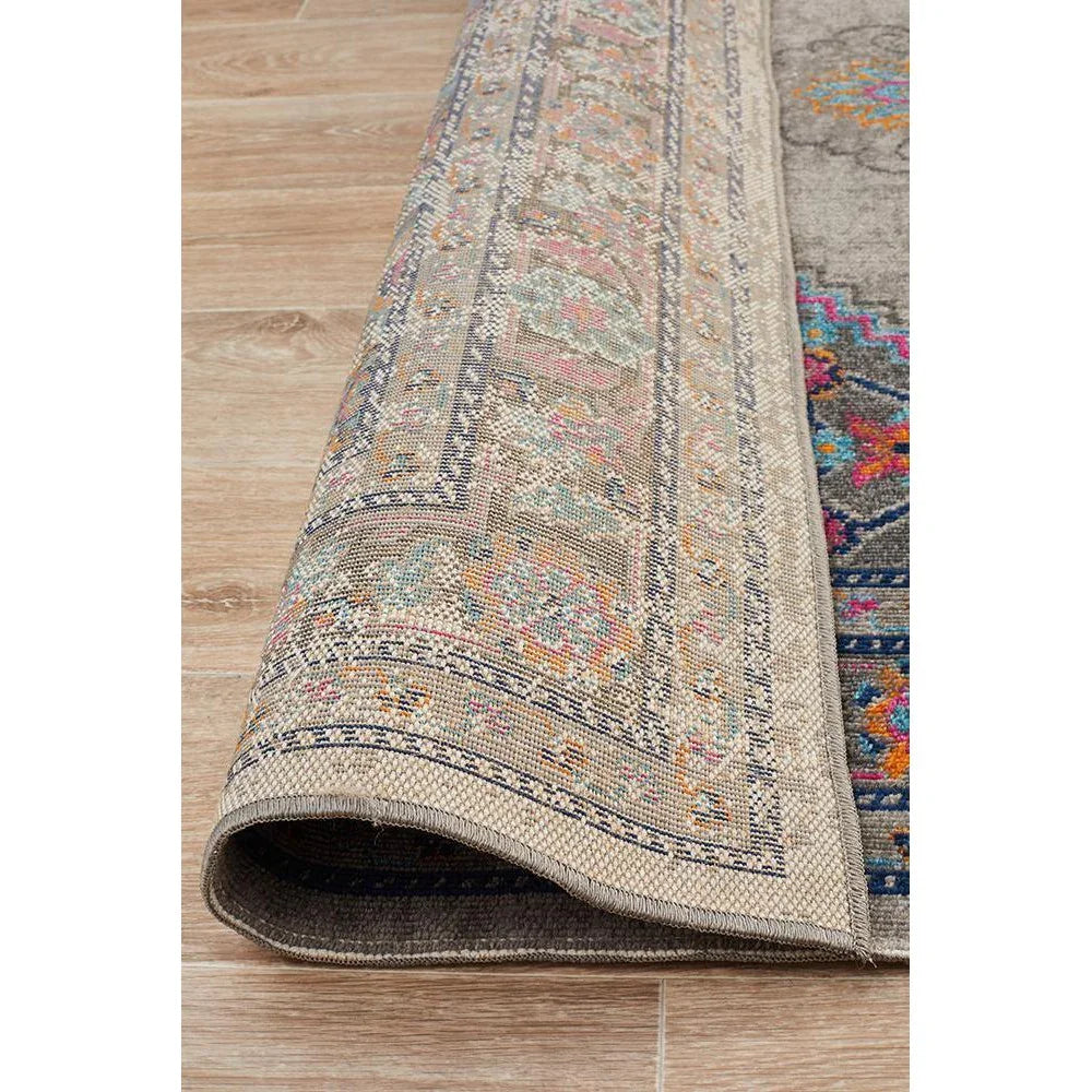 Eternal Whisper Diamond Grey Rug - ICONIC RUGS