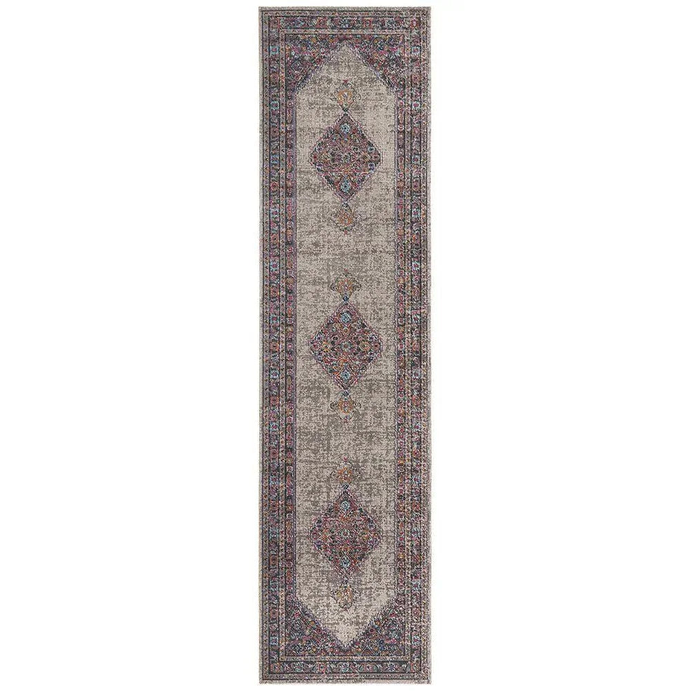 Eternal Whisper Diamond Grey Rug - ICONIC RUGS