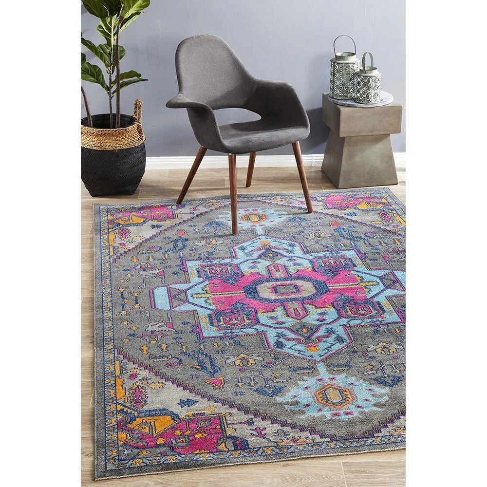 Eternal Whisper Quad Grey Rug - ICONIC RUGS