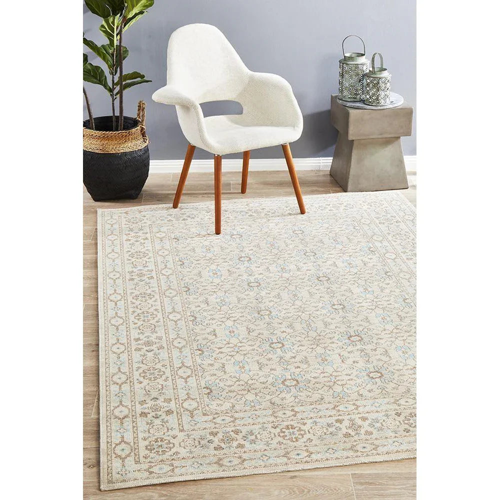 Eternal Whisper Washed Bone Rug - ICONIC RUGS