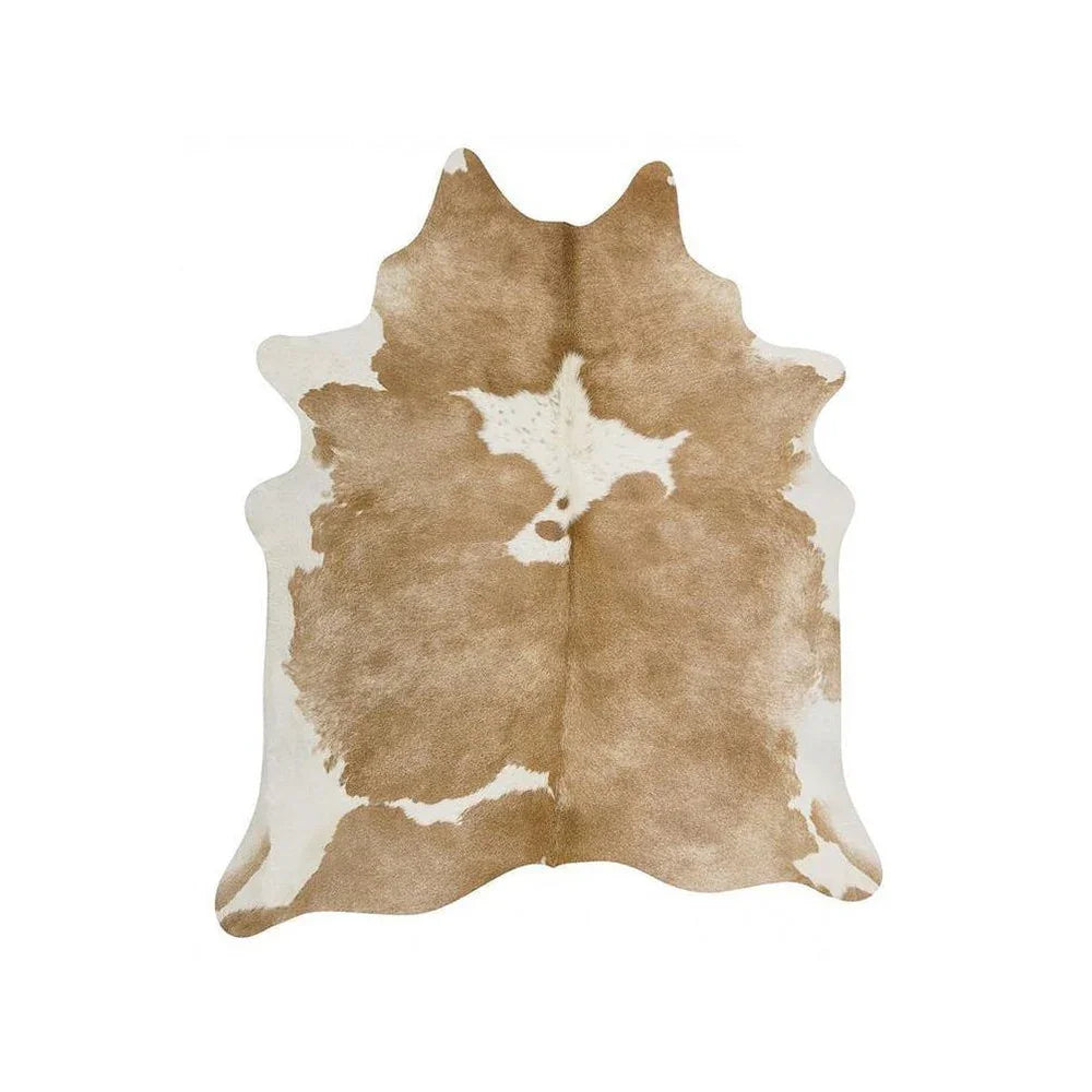 Exquisite Natural Cow Hide Beige White - ICONIC RUGS