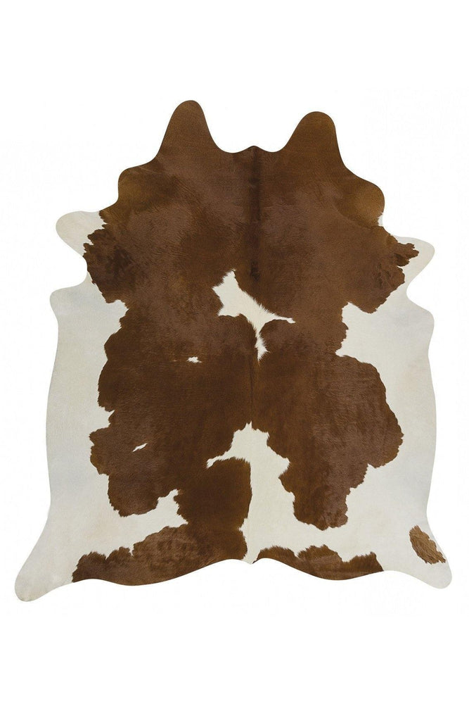 Exquisite Natural Cow Hide Brown White - ICONIC RUGS