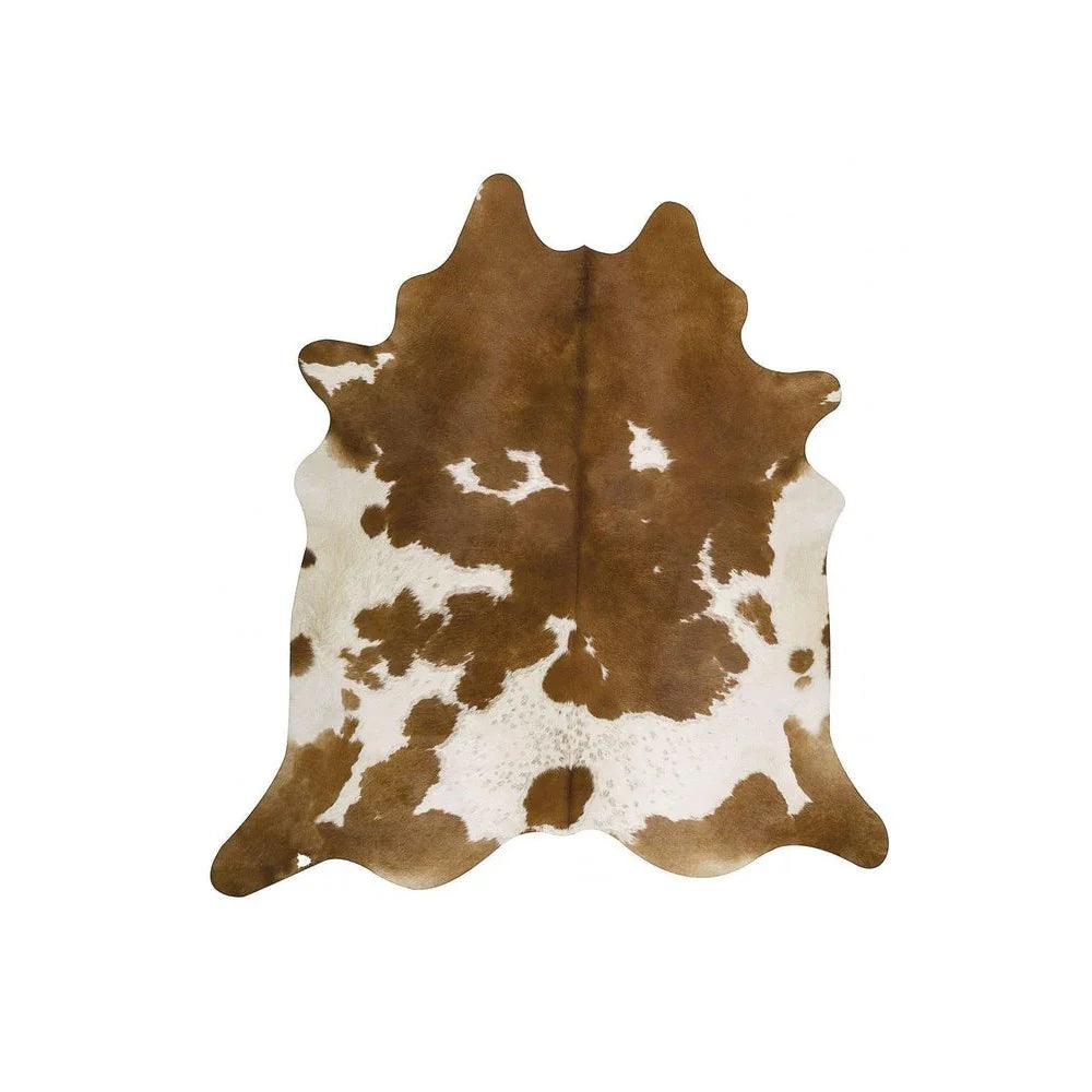 Exquisite Natural Cow Hide Brown White - ICONIC RUGS