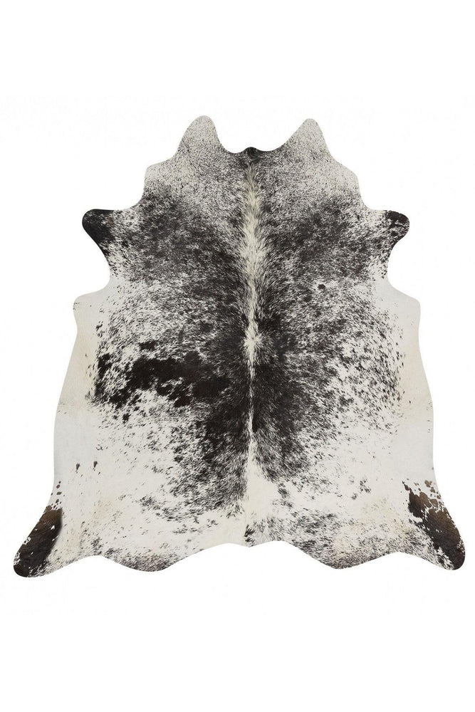 Exquisite Natural Cow Hide Salt & Pepper Black - ICONIC RUGS