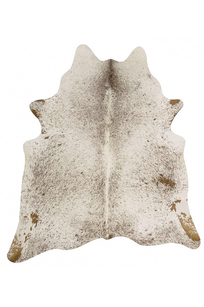 Exquisite Natural Cow Hide Salt & Pepper Brown - ICONIC RUGS