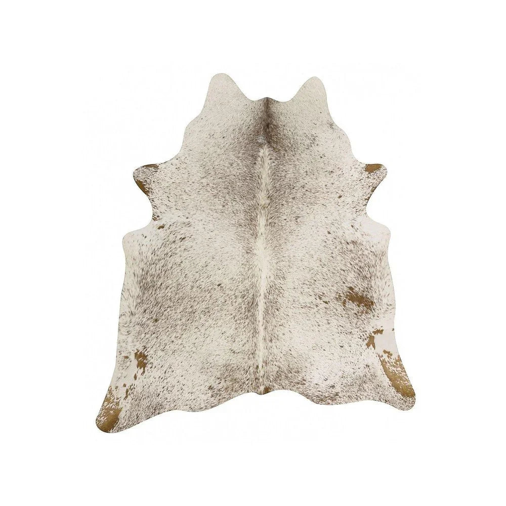 Exquisite Natural Cow Hide Salt & Pepper Brown - ICONIC RUGS