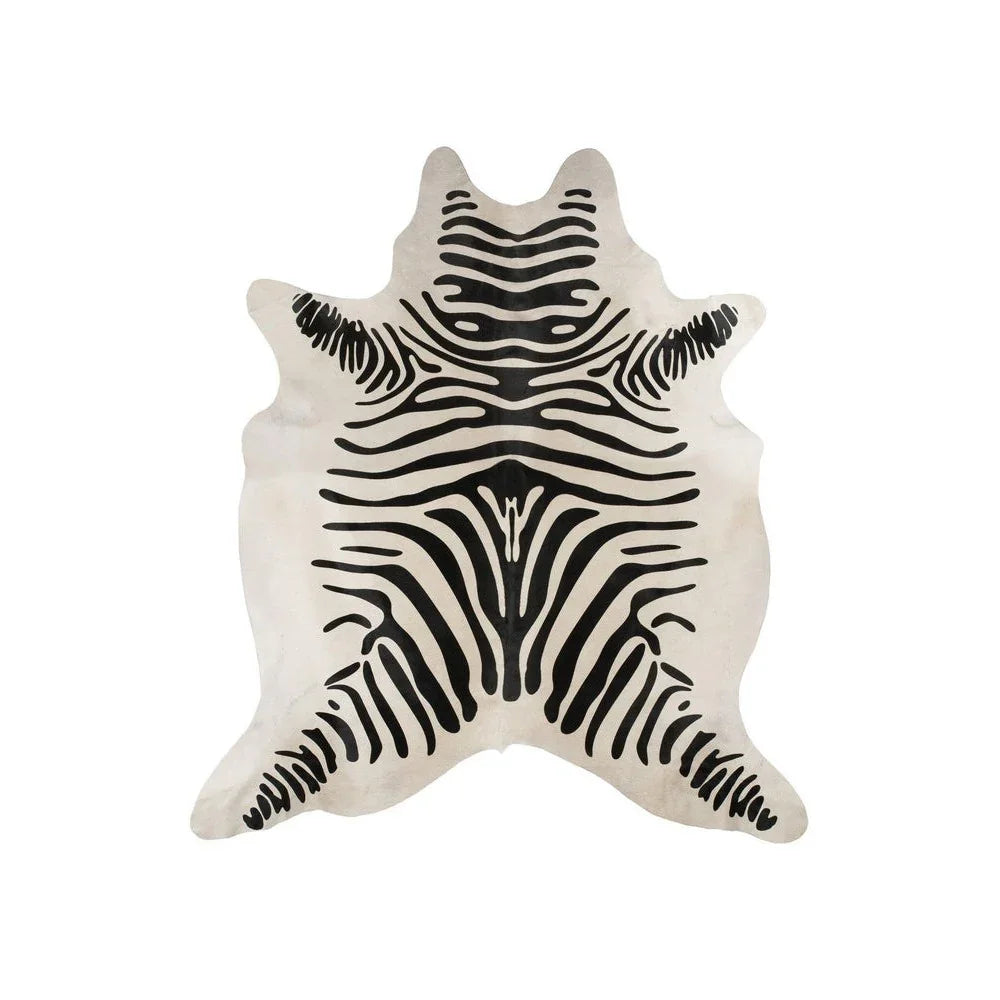 Exquisite Natural Cow Hide Zebra Print - ICONIC RUGS