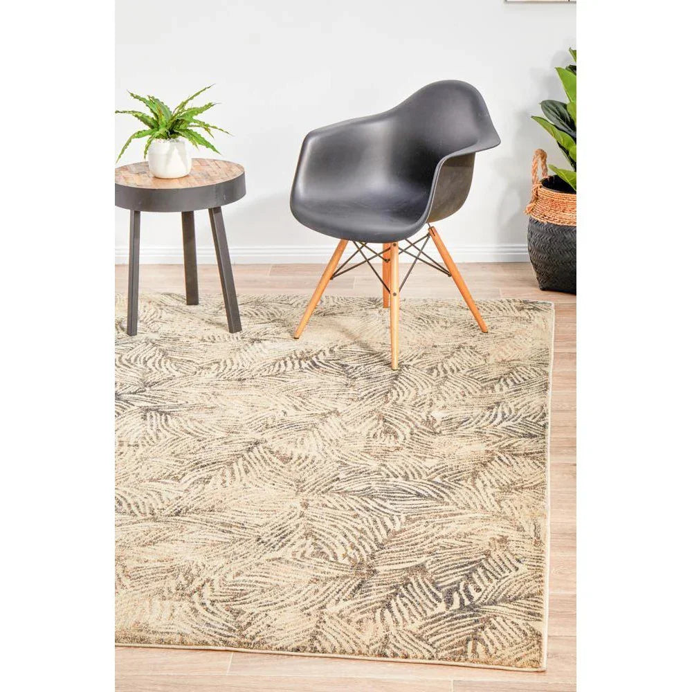 Dreamscape Artistic Nature Modern Charcoal Rug - ICONIC RUGS