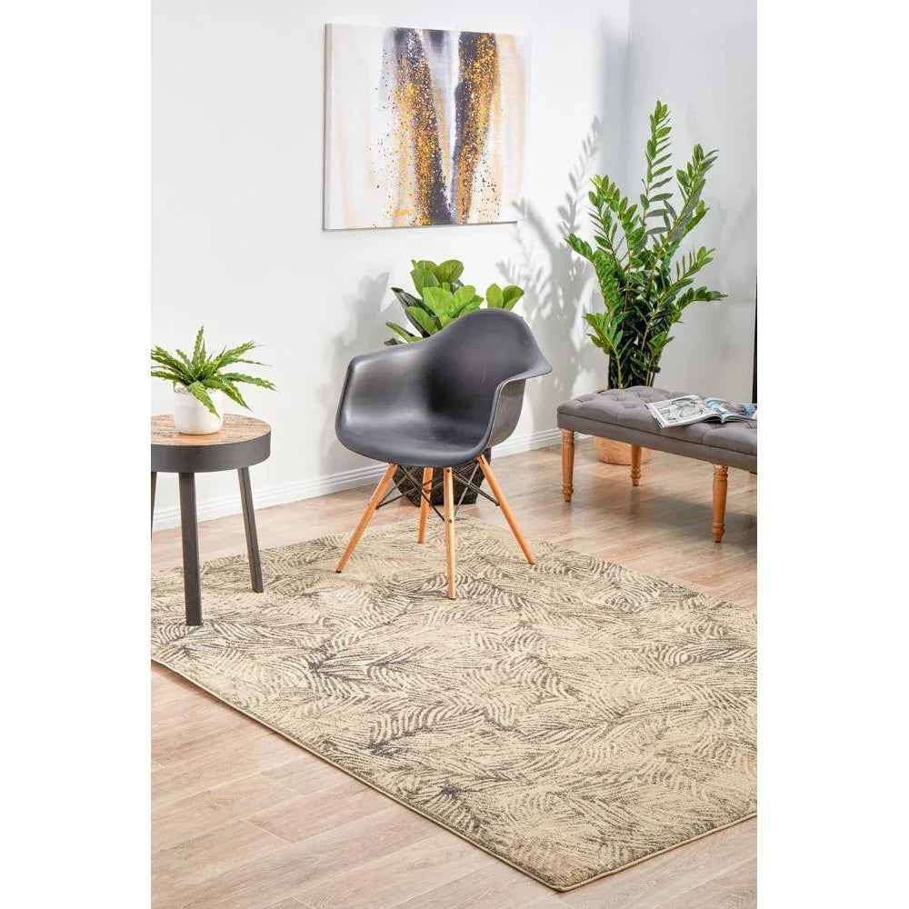 Dreamscape Artistic Nature Modern Charcoal Rug - ICONIC RUGS