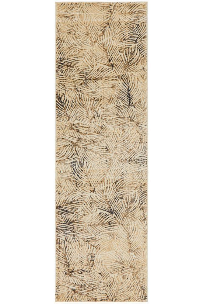 Dreamscape Artistic Nature Modern Charcoal Runner Rug - ICONIC RUGS