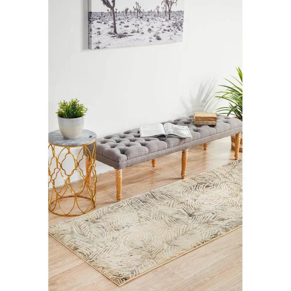 Dreamscape Artistic Nature Modern Charcoal Runner Rug - ICONIC RUGS