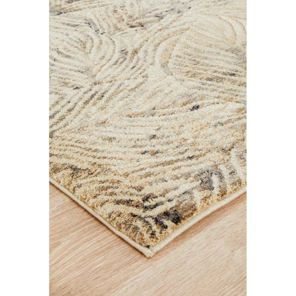 Dreamscape Artistic Nature Modern Charcoal Runner Rug - ICONIC RUGS