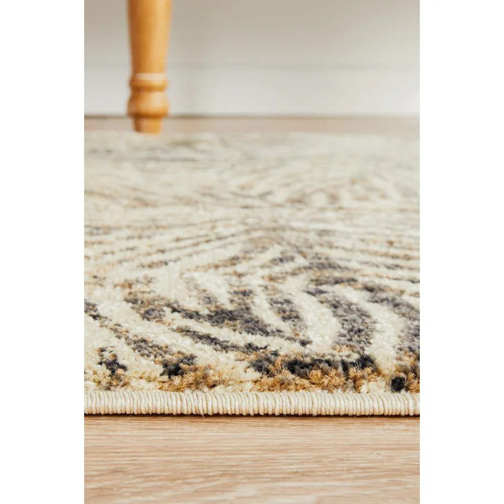 Dreamscape Artistic Nature Modern Charcoal Runner Rug - ICONIC RUGS