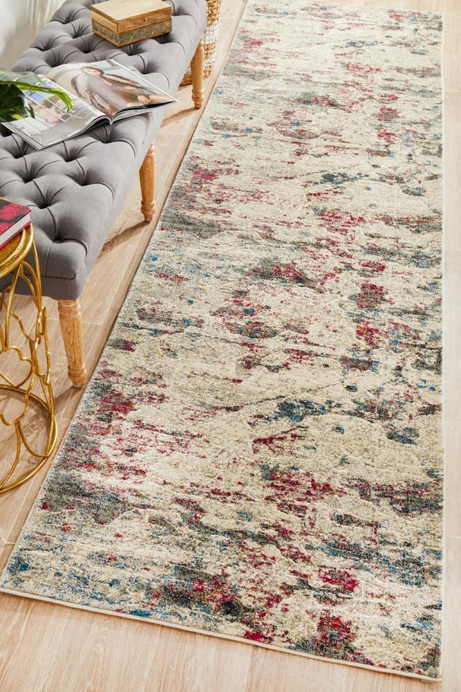 Dreamscape Destiny Modern Stone Runner Rug - ICONIC RUGS