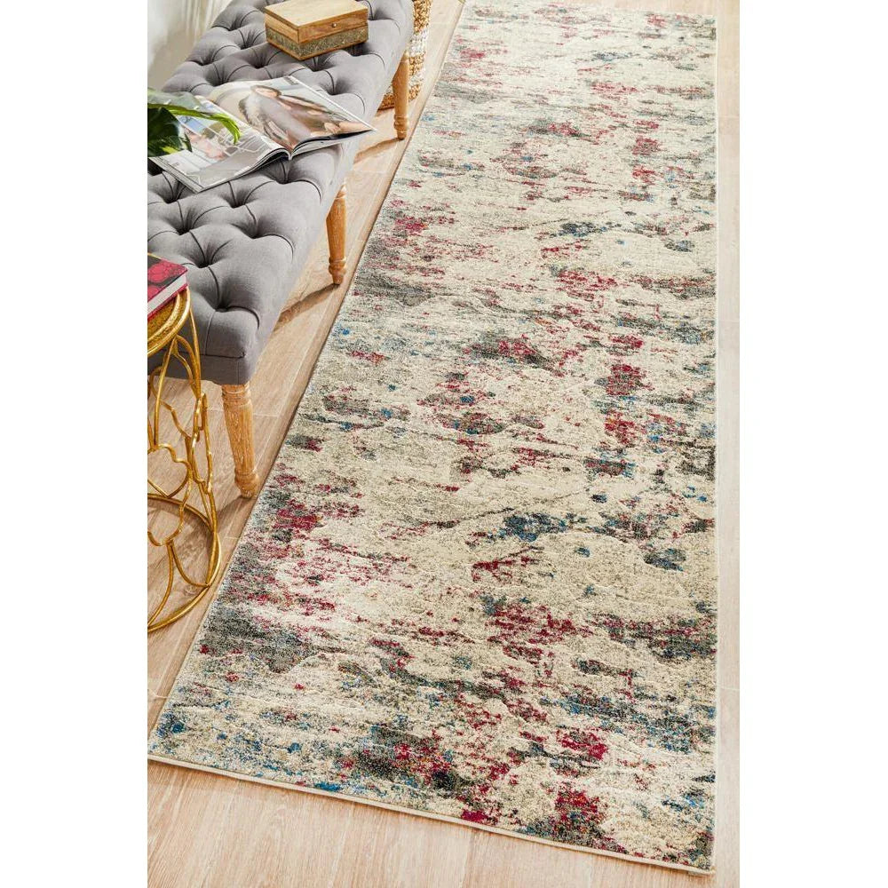 Dreamscape Destiny Modern Stone Runner Rug - ICONIC RUGS