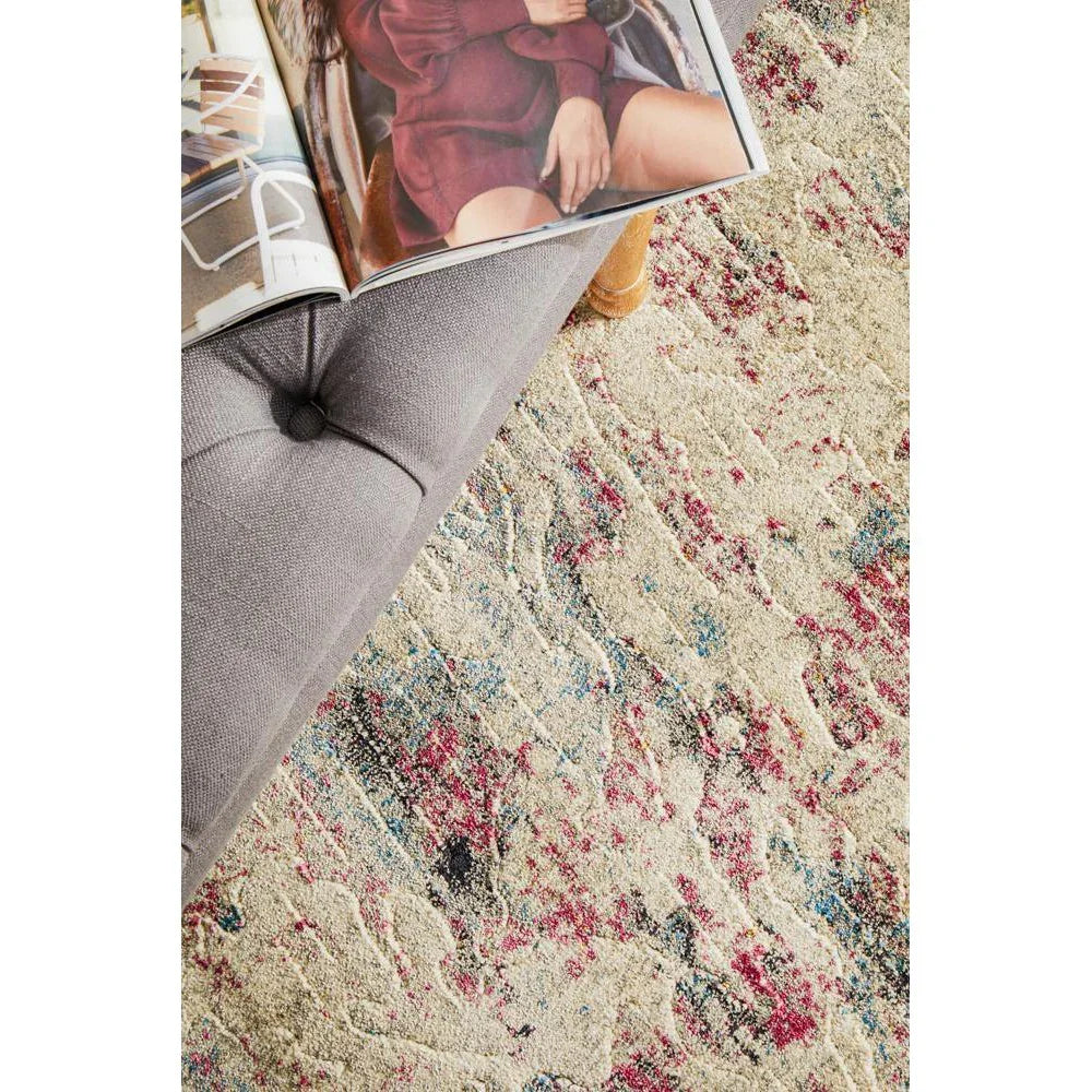 Dreamscape Destiny Modern Stone Runner Rug - ICONIC RUGS