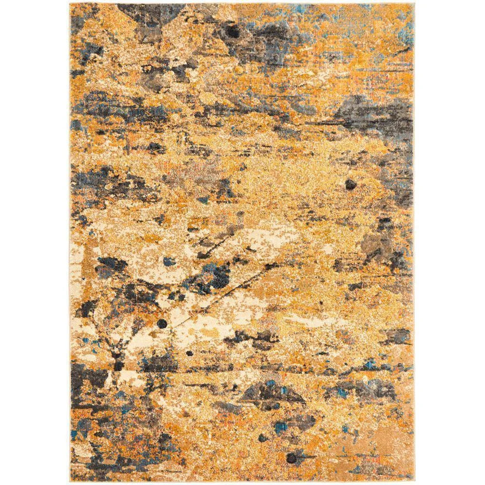 Dreamscape Tribute Modern Rust Rug - ICONIC RUGS