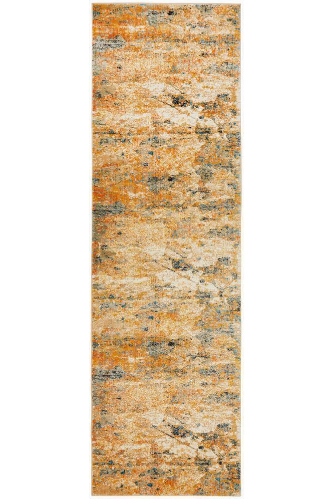 Dreamscape Tribute Modern Rust Rug - ICONIC RUGS