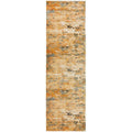 Dreamscape Tribute Modern Rust Runner Rug - ICONIC RUGS
