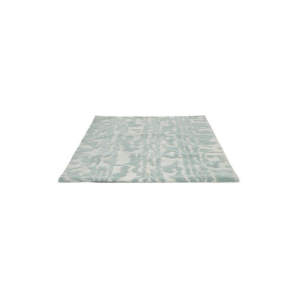 Florence Broadhurst Waterwave Stripe Pearl Pure Wool Designer Rug