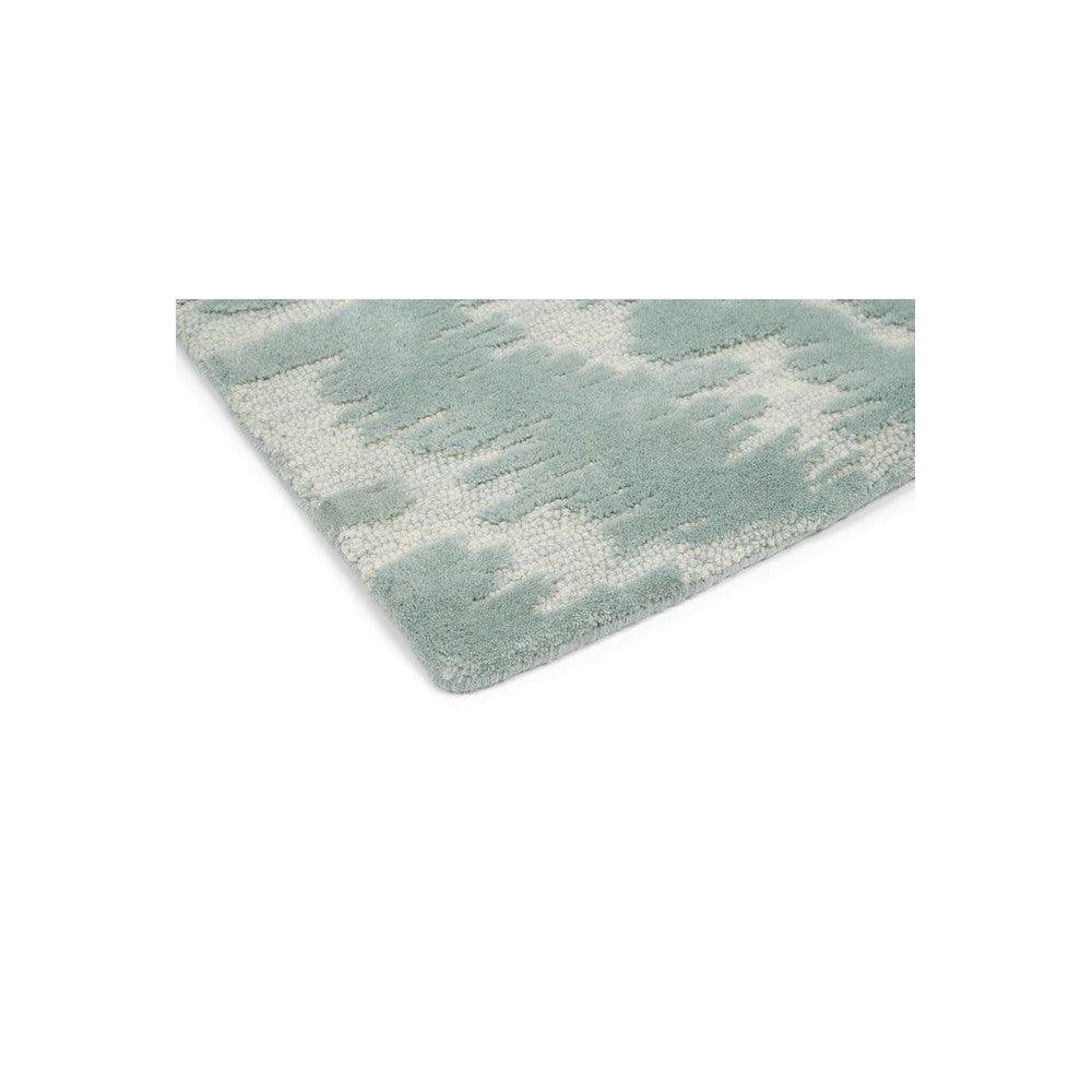 Florence Broadhurst Waterwave Stripe Pearl Pure Wool Designer Rug