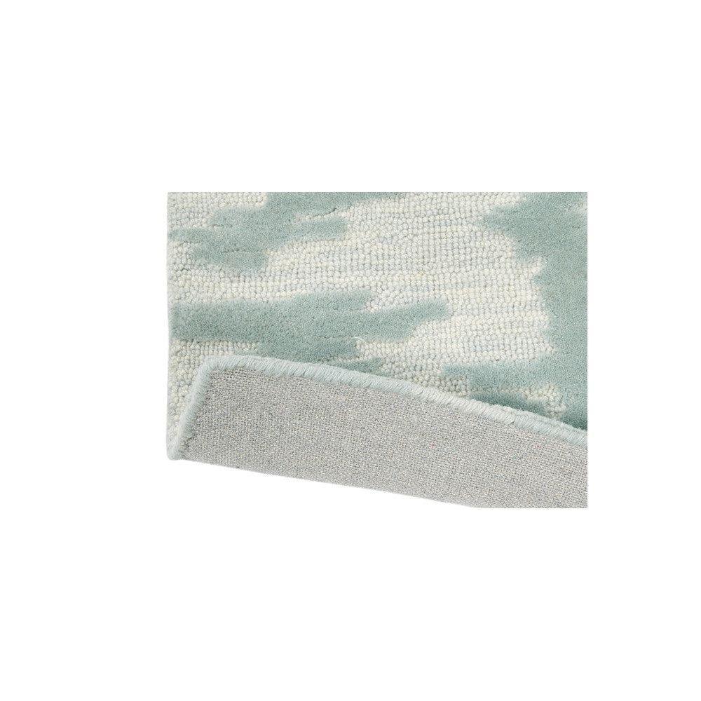Florence Broadhurst Waterwave Stripe Pearl Pure Wool Designer Rug