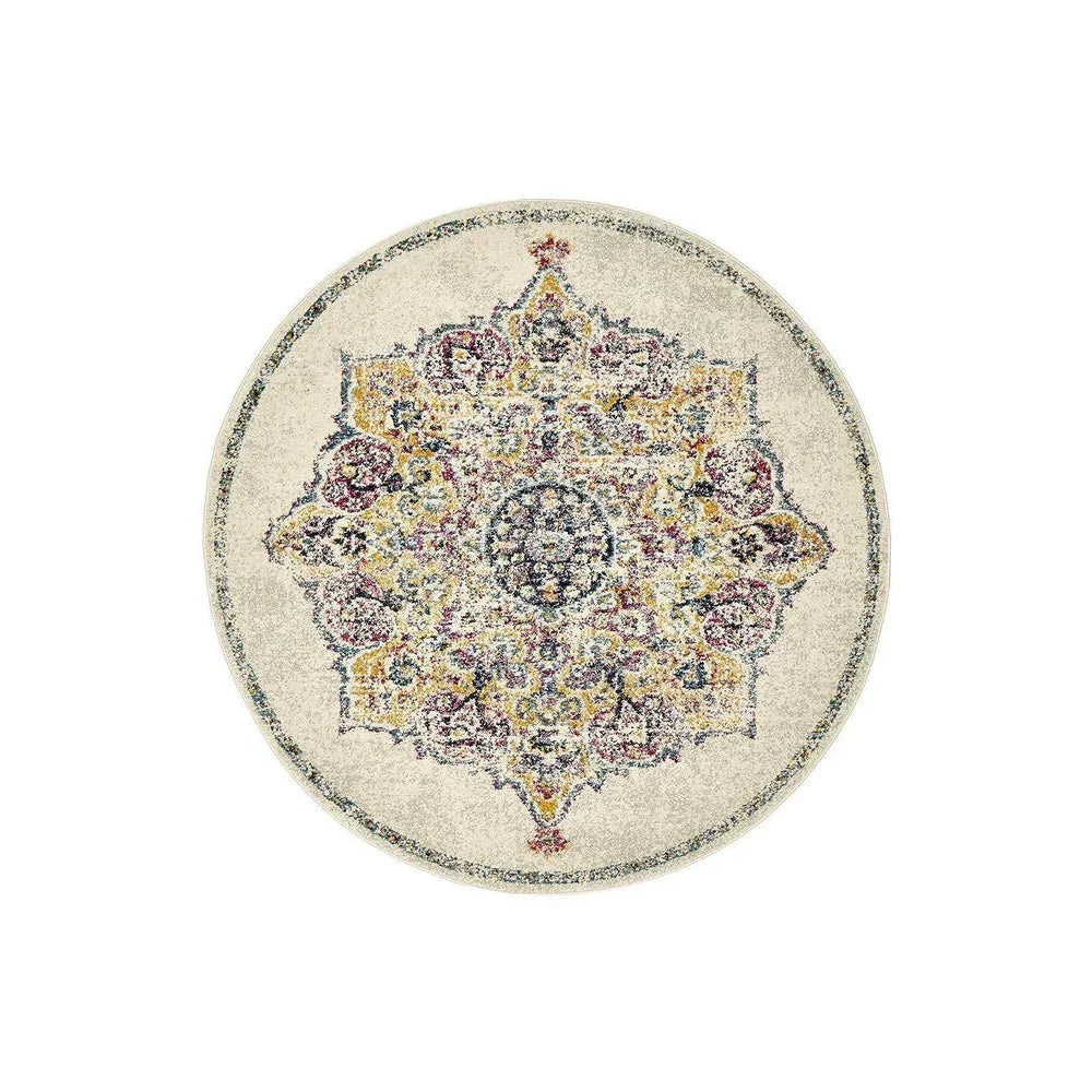 Museum Kendall Bone Round Rug