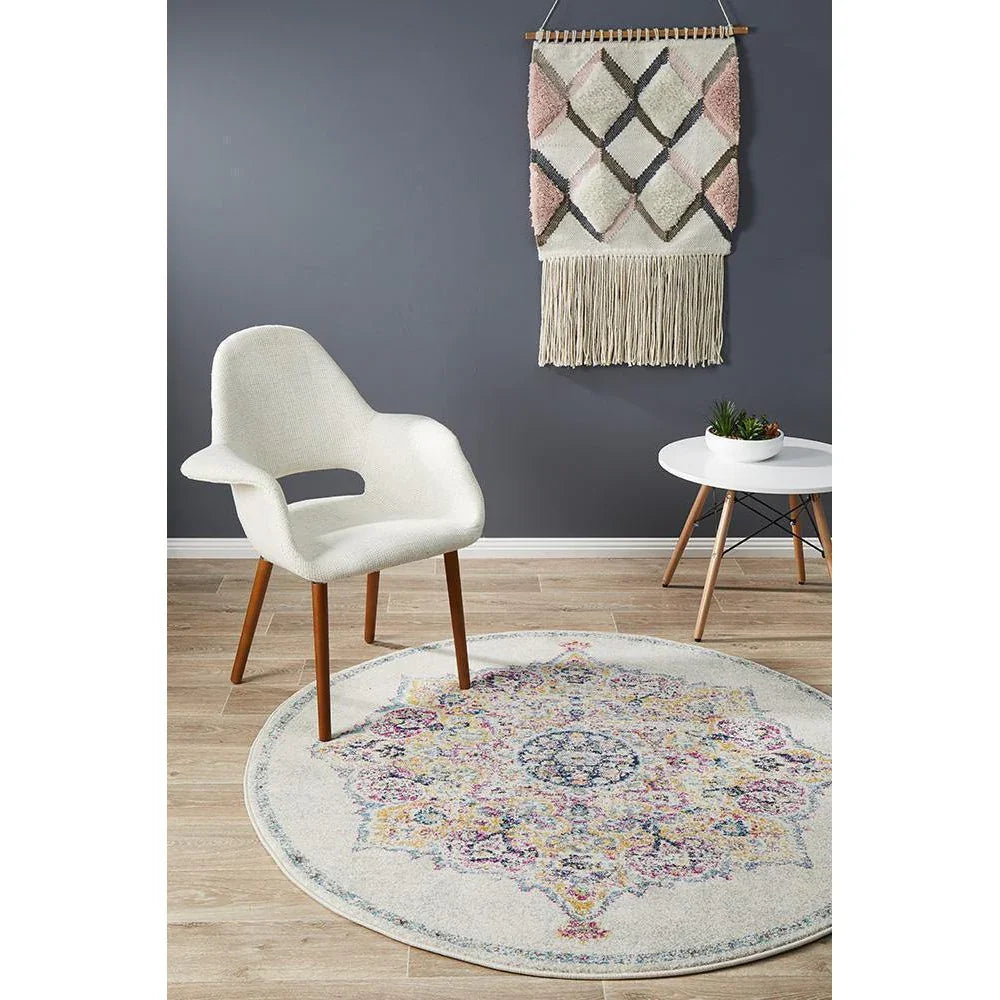 Museum Kendall Bone Round Rug