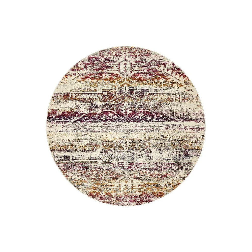 Museum Lili Fuschia Round Rug