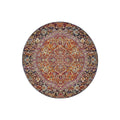 Museum Preston Multi Coloured Round Rug