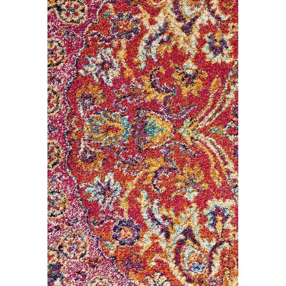 Museum Preston Multi Coloured Round Rug