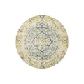 Museum Tyler Sky Blue Round Rug