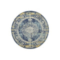Museum Wilson Navy Round Rug