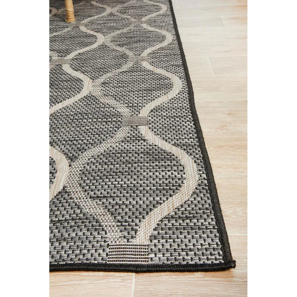 Terrace Black Rug - ICONIC RUGS