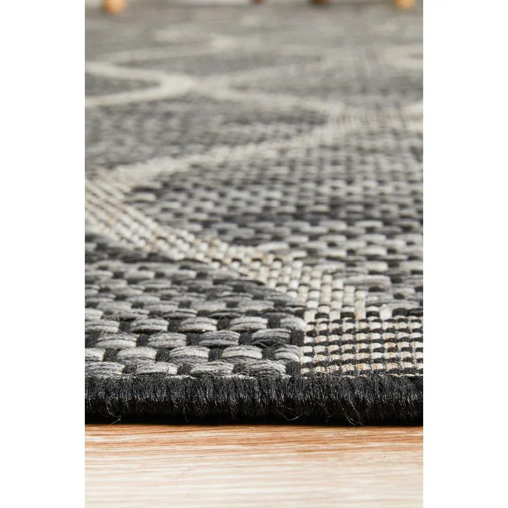 Terrace Black Rug - ICONIC RUGS