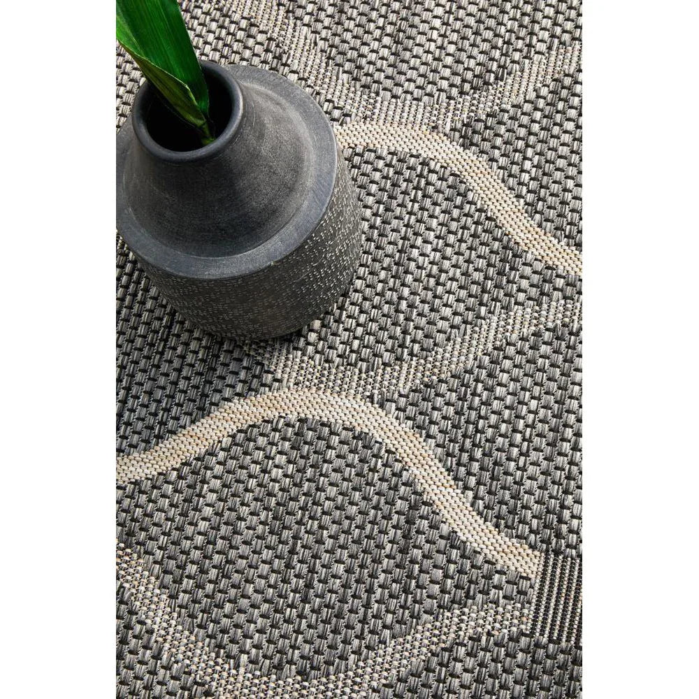 Terrace Black Rug - ICONIC RUGS