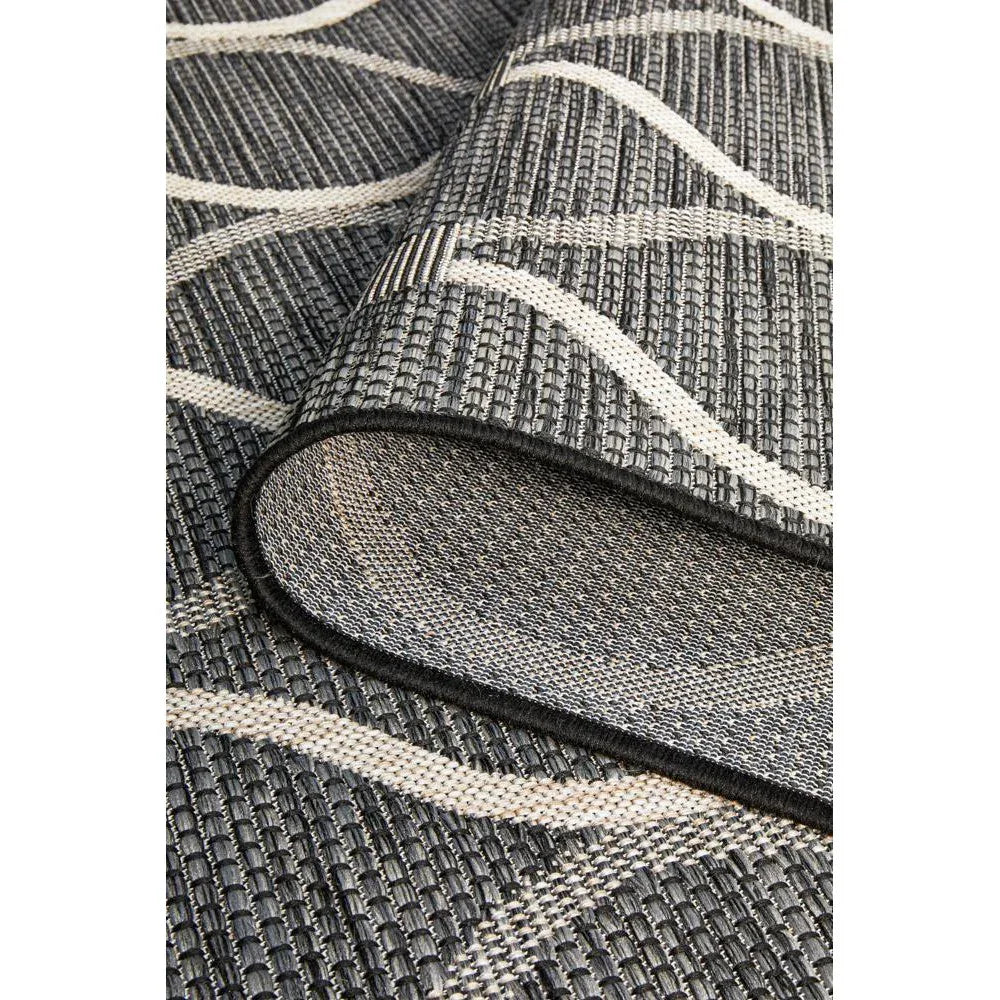 Terrace Black Rug - ICONIC RUGS