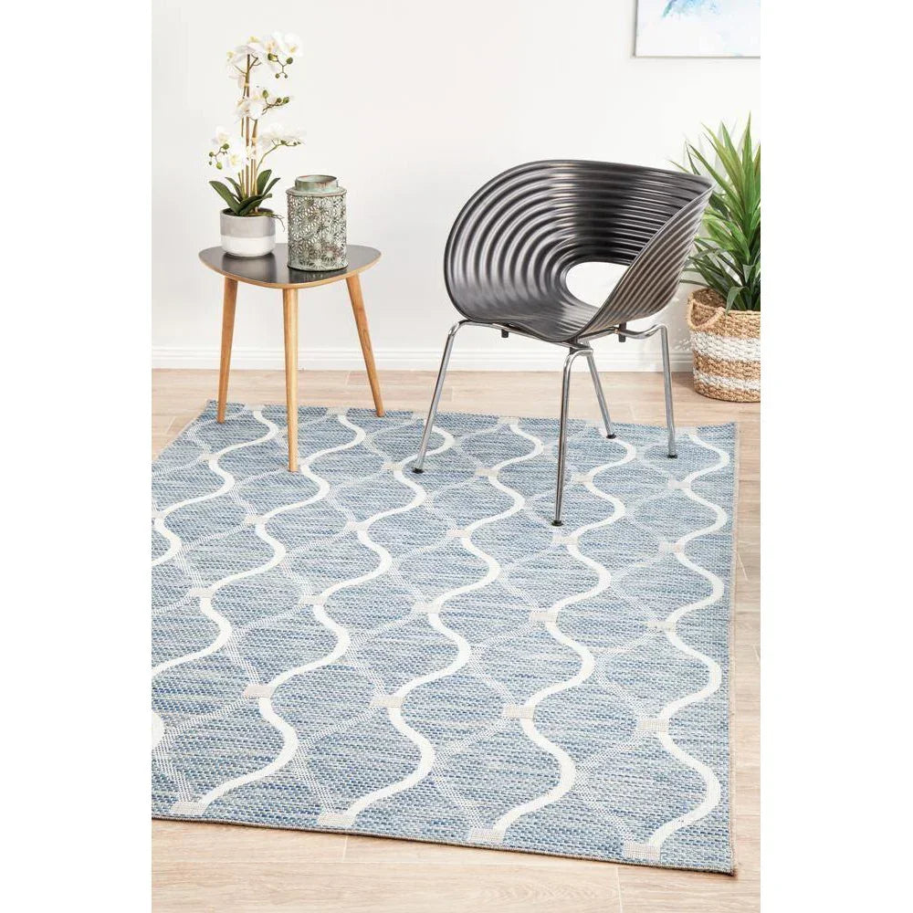 Terrace Blue Rug - ICONIC RUGS
