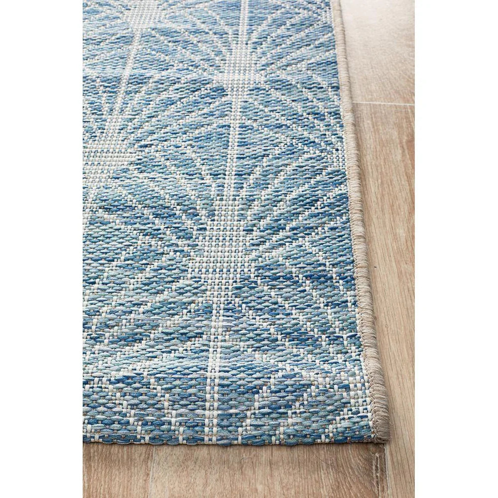 Terrace Blue Runner Rug 2 - ICONIC RUGS