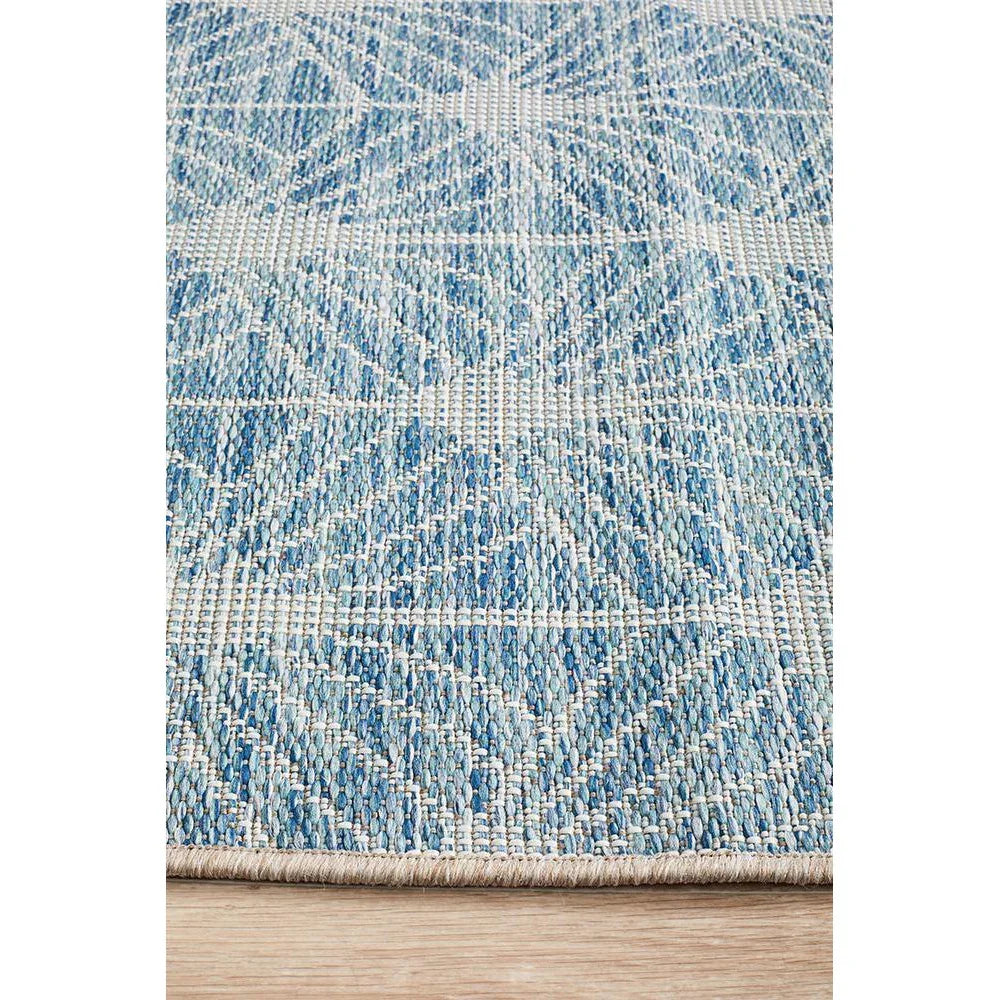 Terrace Blue Runner Rug 2 - ICONIC RUGS