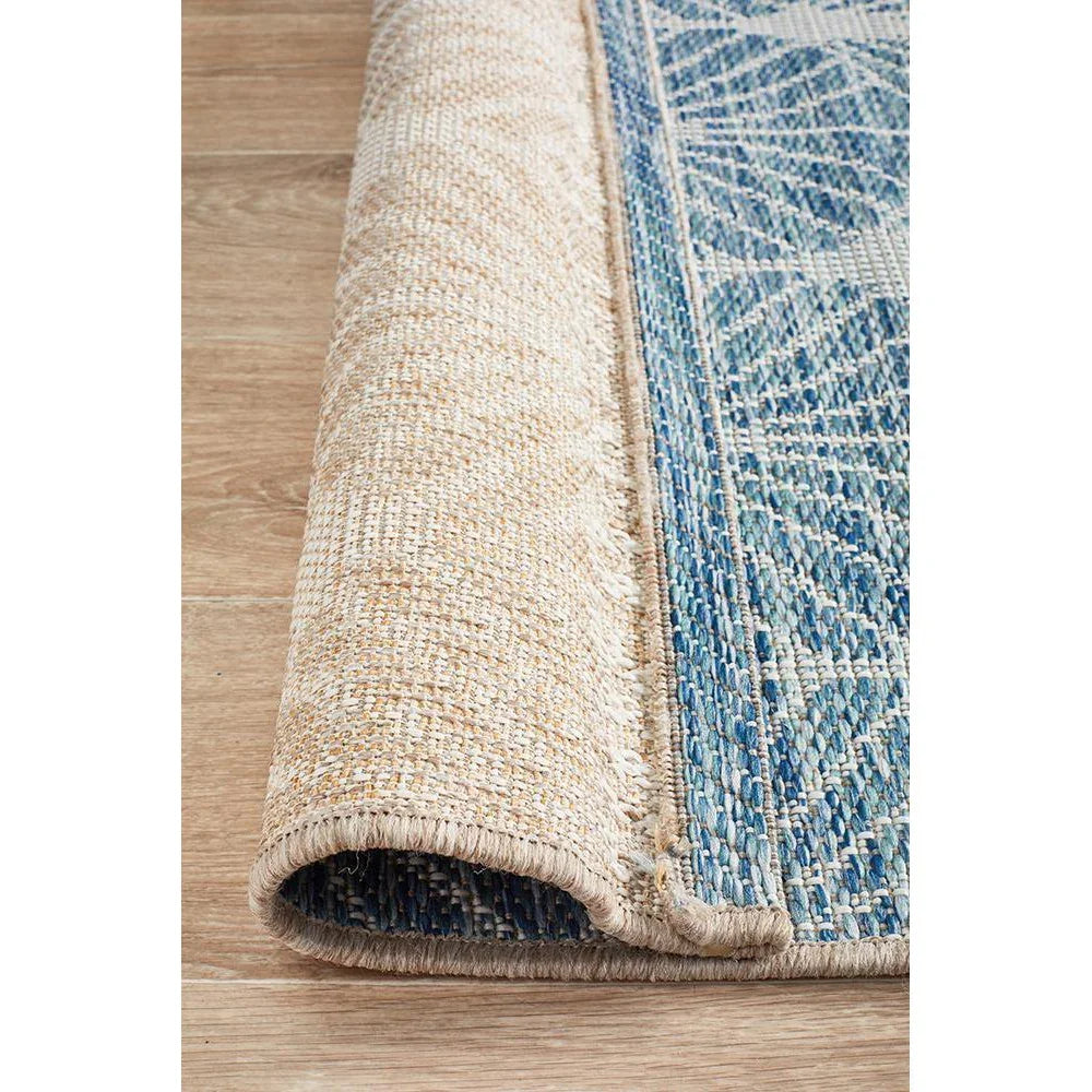 Terrace Blue Runner Rug 2 - ICONIC RUGS
