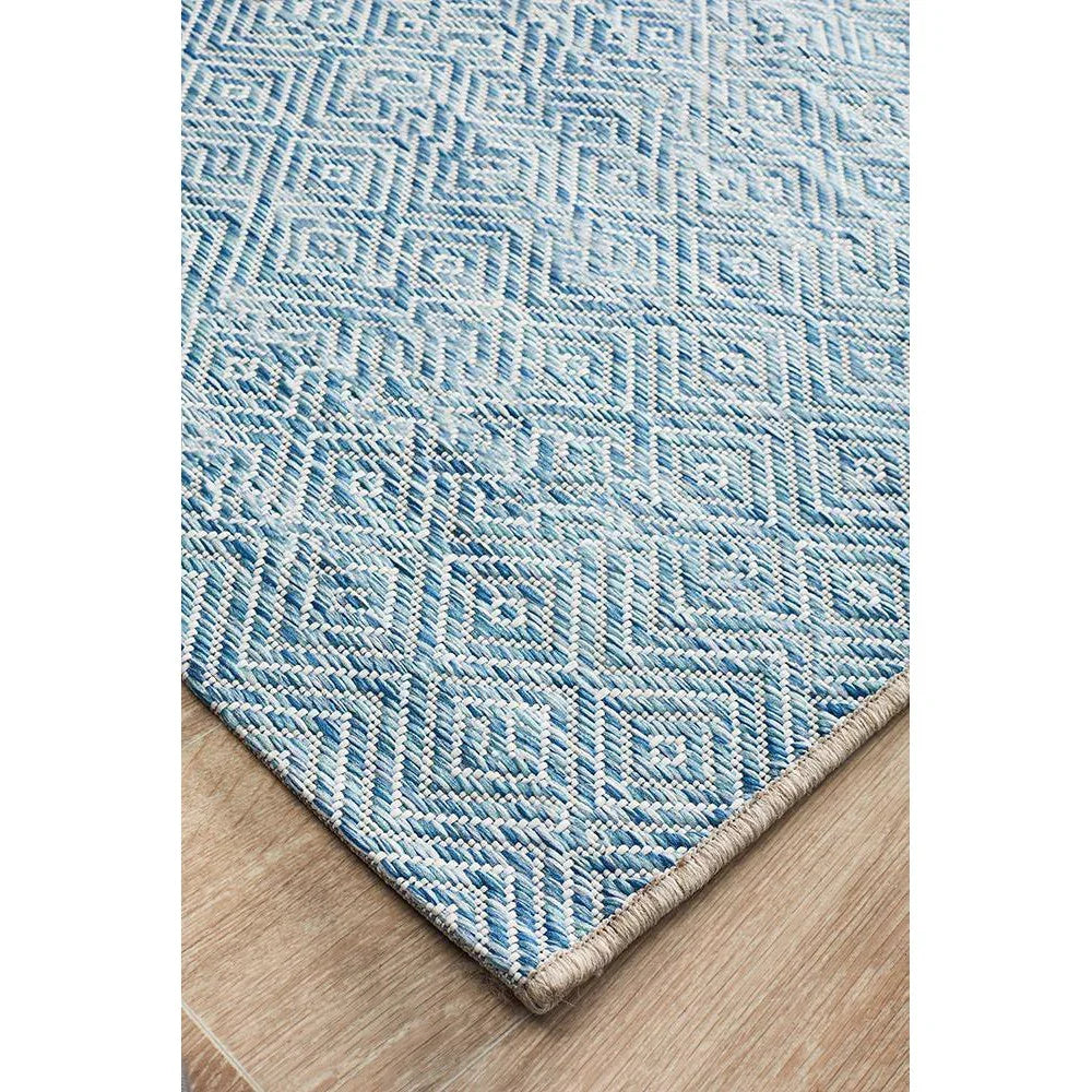 Terrace Blue Runner Rug 7 - ICONIC RUGS