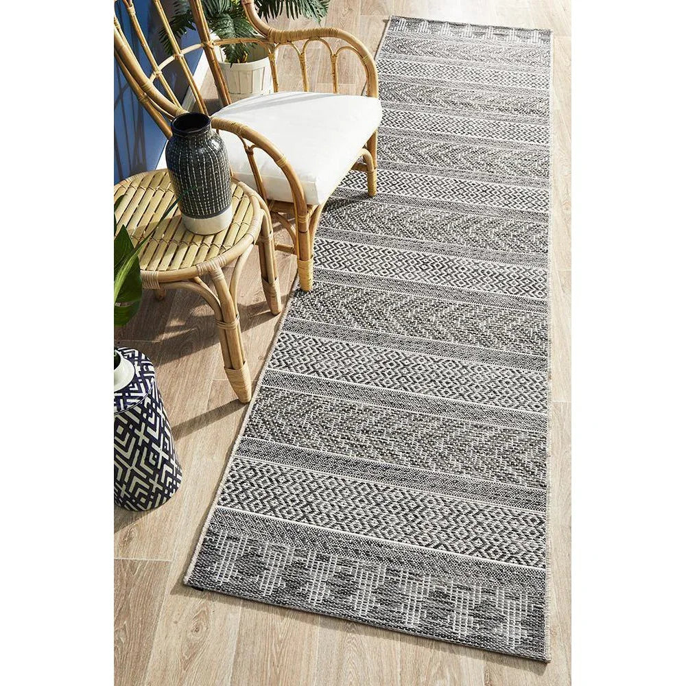 Terrace Grey Runner Rug 2 - ICONIC RUGS