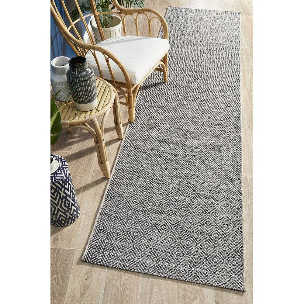 Terrace Grey Runner Rug - ICONIC RUGS