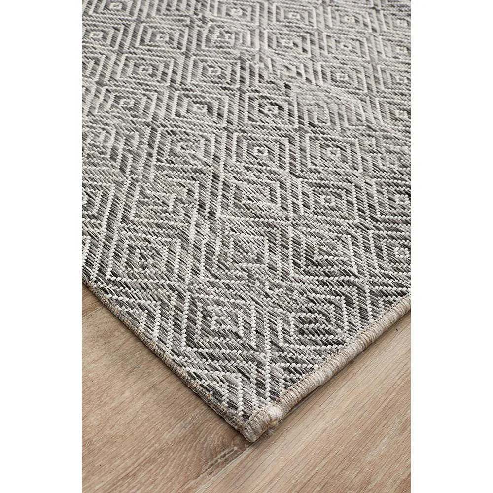 Terrace Grey Runner Rug - ICONIC RUGS