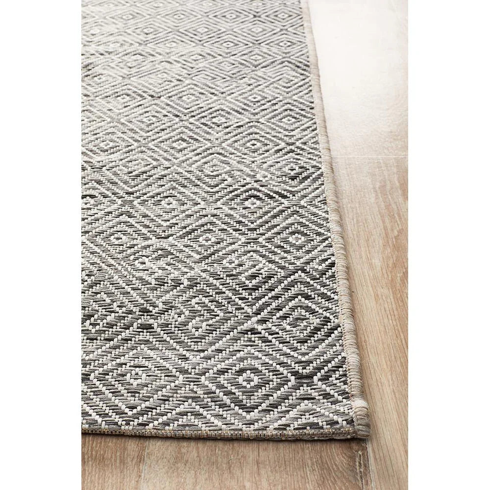 Terrace Grey Runner Rug - ICONIC RUGS