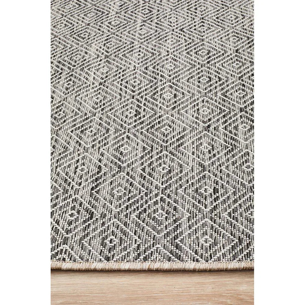 Terrace Grey Runner Rug - ICONIC RUGS