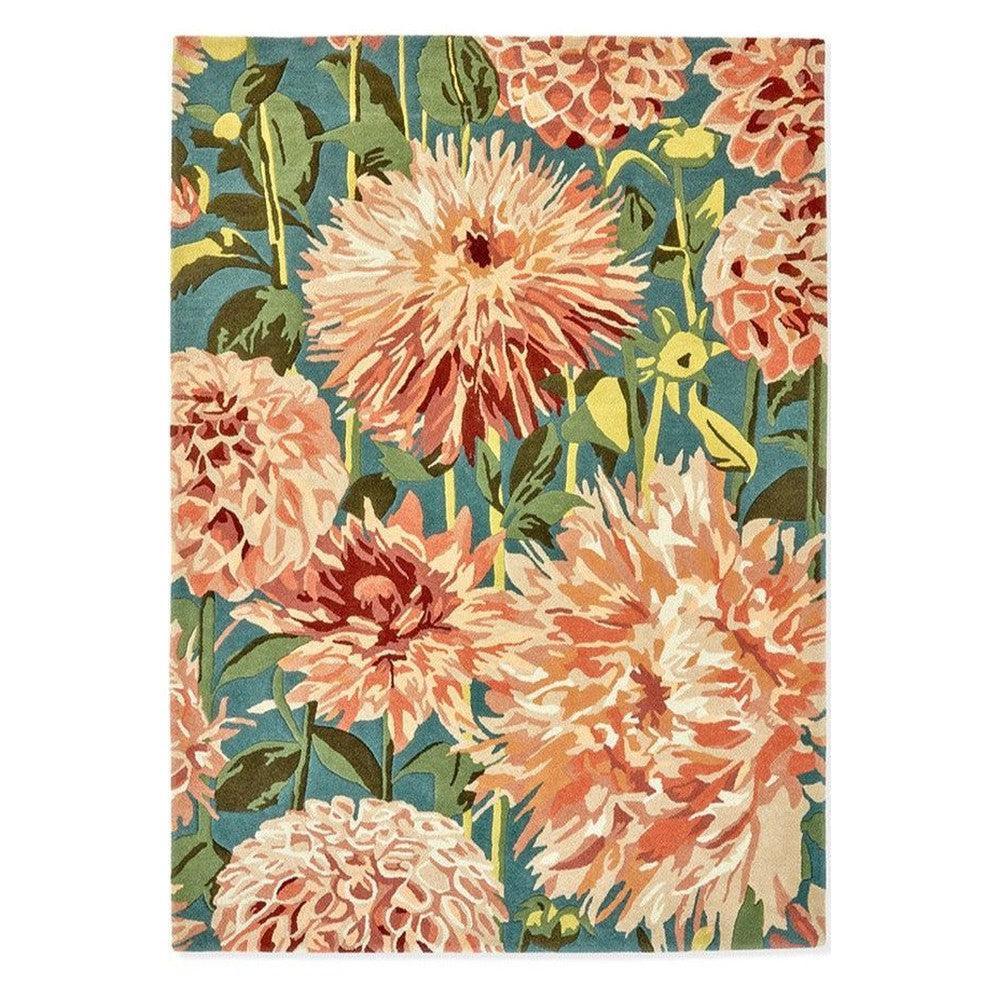 Harlequin Dahlia Coral Wilderness Pure Wool Designer Rug